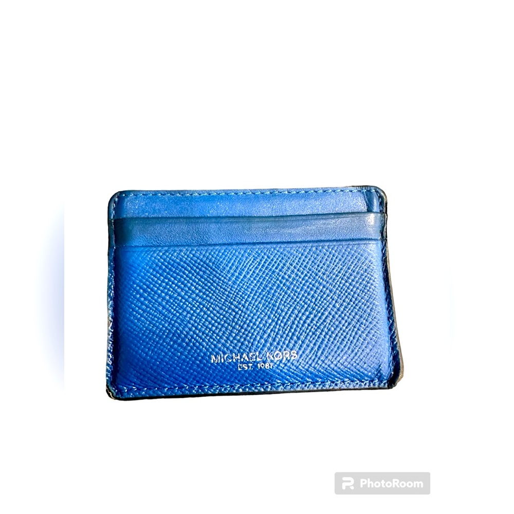 SOLD-Michael Kors Leather Card Case